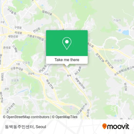 동백동주민센터 map