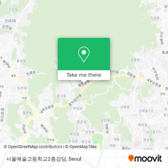 서울예술고등학교2층강당 map