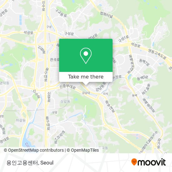 용인고용센터 map