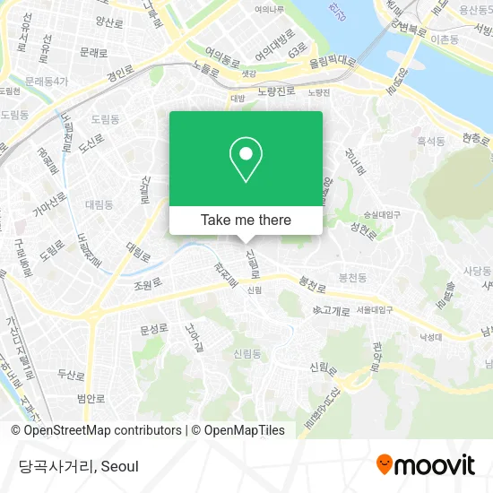 당곡사거리 map