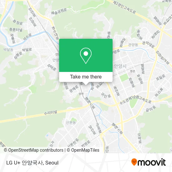 LG U+ 안양국사 map