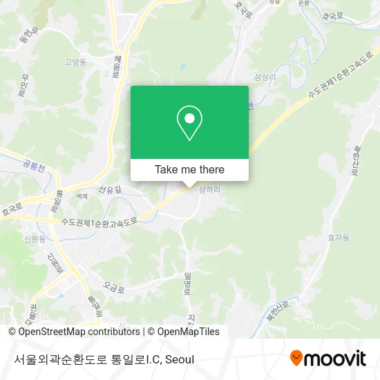 서울외곽순환도로 통일로I.C map