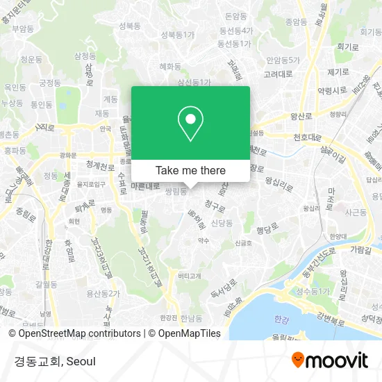 경동교회 map