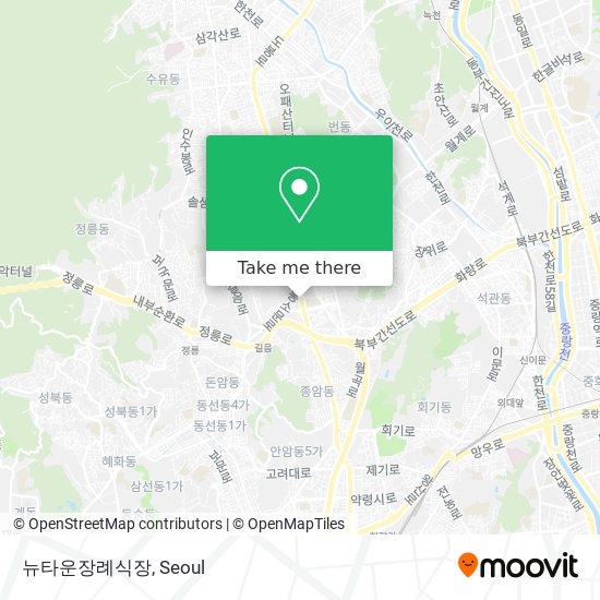 뉴타운장례식장 map