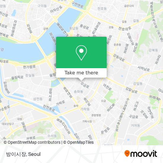 방이시장 map