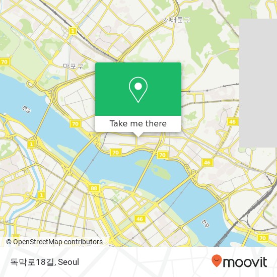 독막로18길 map