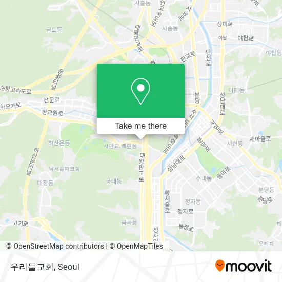 우리들교회 map