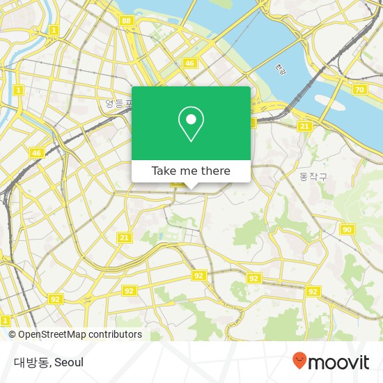 대방동 map