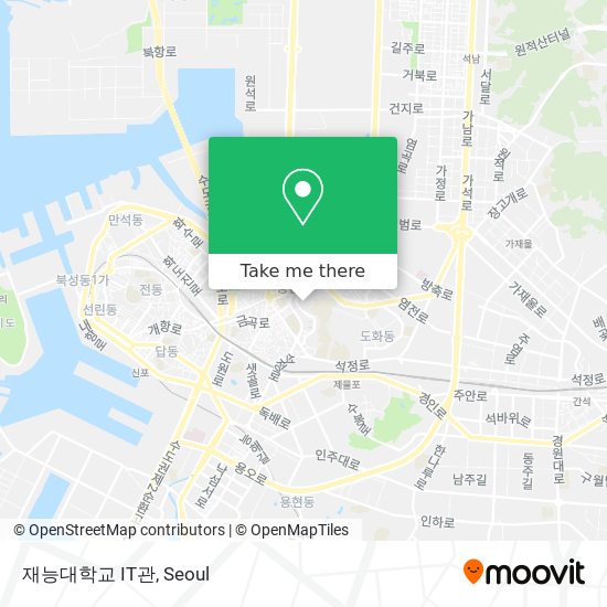 재능대학교 IT관 map