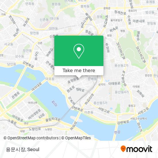 용문시장 map