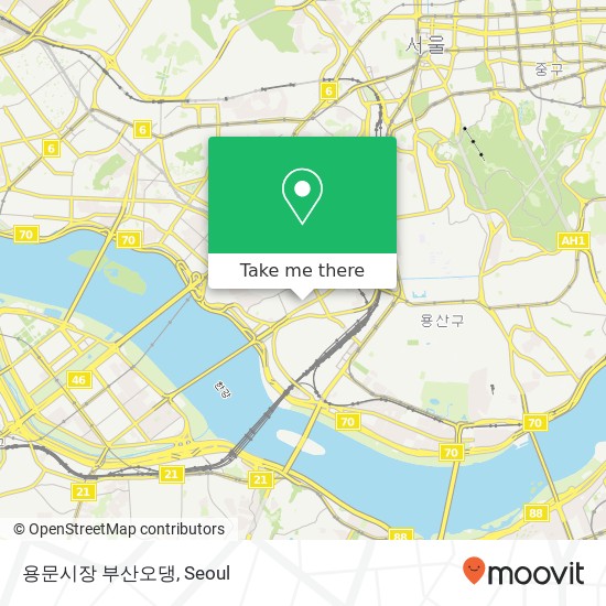 용문시장 부산오댕 map