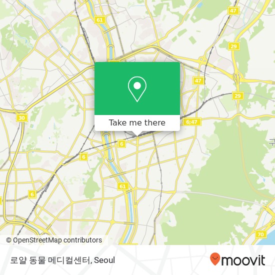 로얄 동물 메디컬센터 map