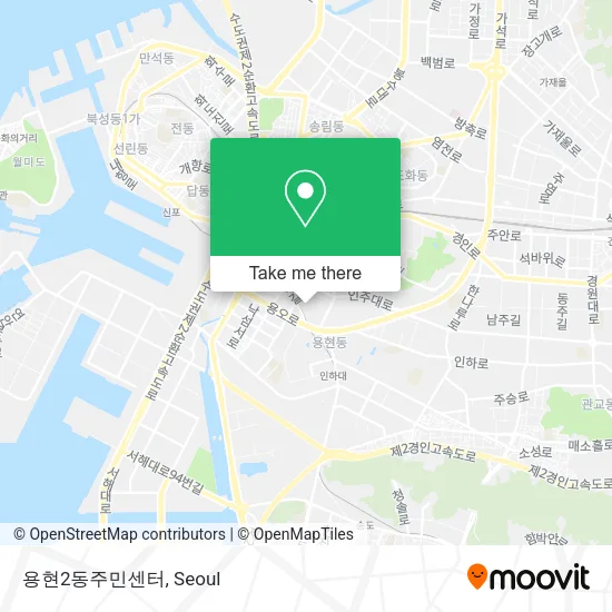 용현2동주민센터 map