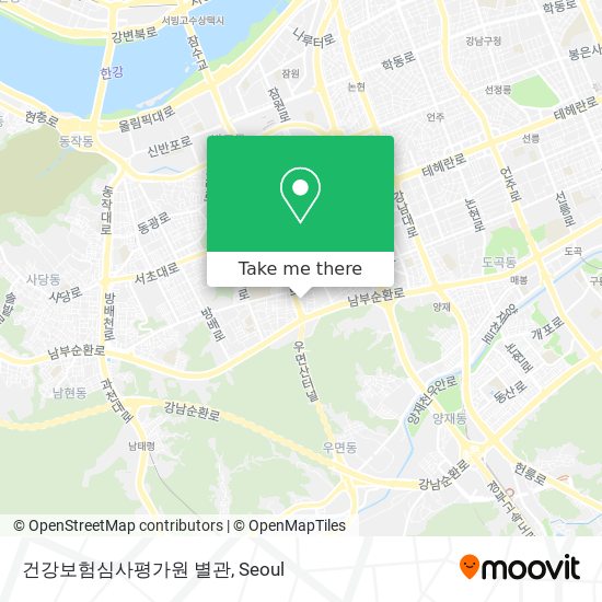 건강보험심사평가원 별관 map
