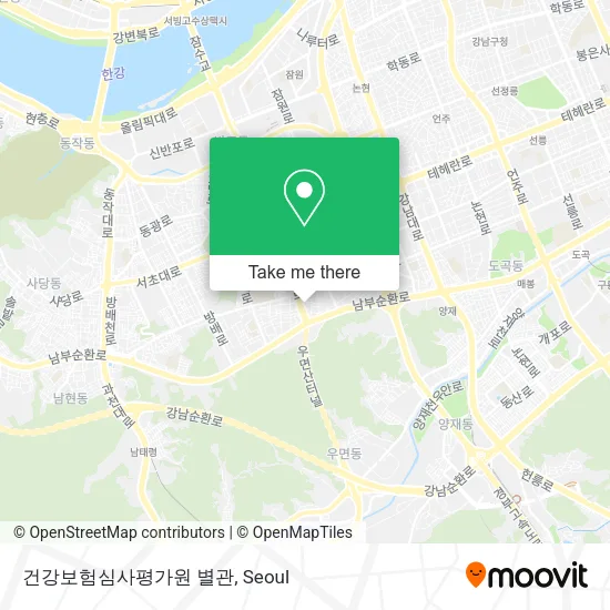 건강보험심사평가원 별관 map