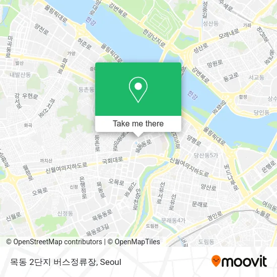 목동 2단지 버스정류장 map