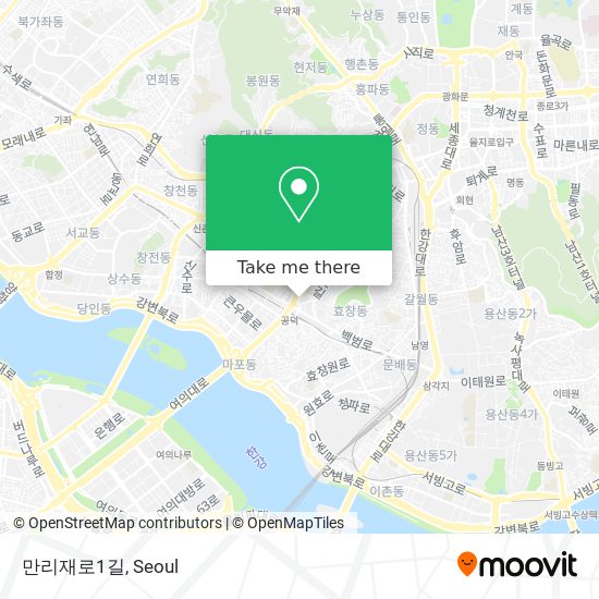 만리재로1길 map