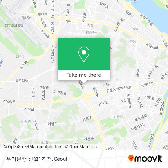 우리은행 신월1지점 map