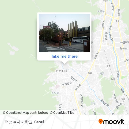 덕성여자대학교 map