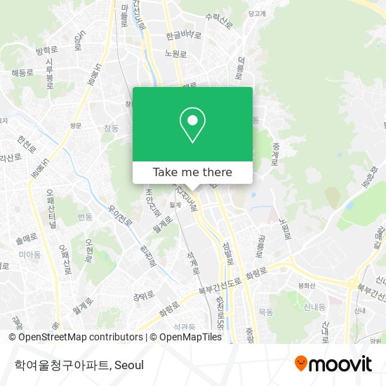 학여울청구아파트 map