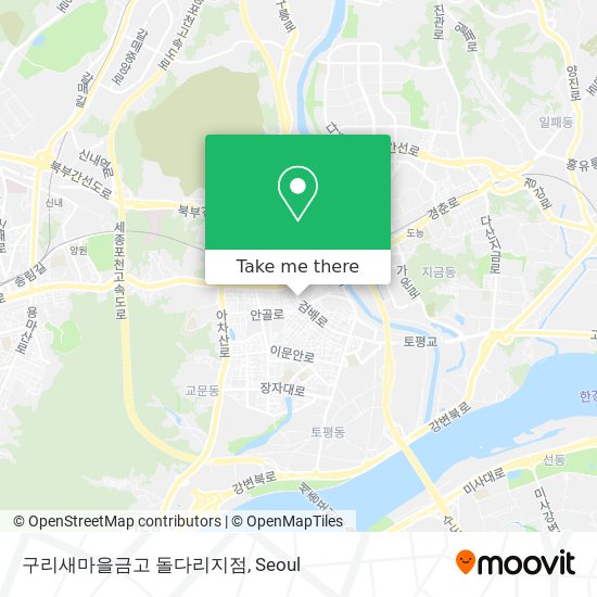 구리새마을금고 돌다리지점 map