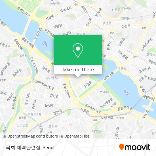 국회 체력단련실 map