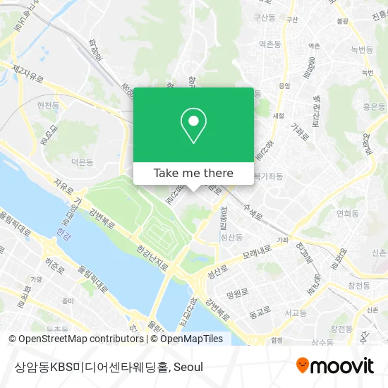 상암동KBS미디어센타웨딩홀 map