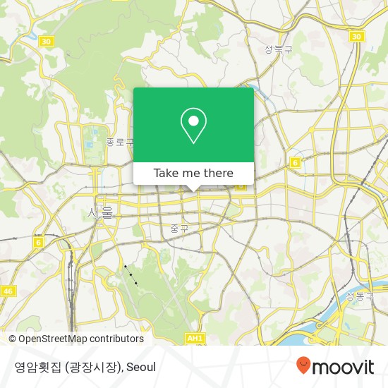 영암횟집 (광장시장) map