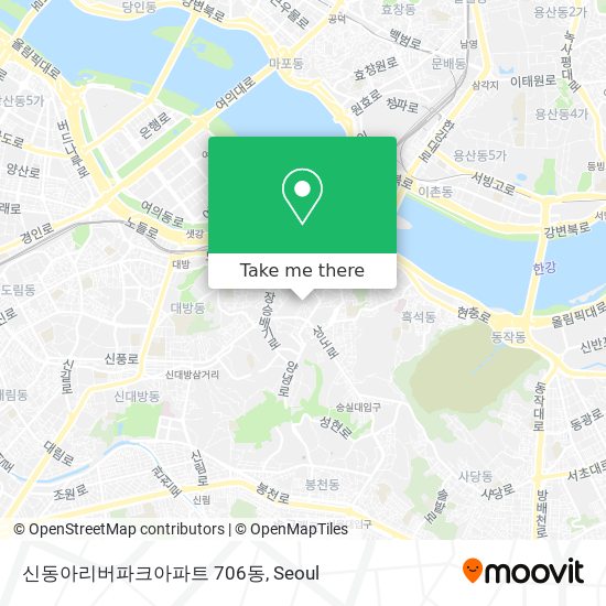 신동아리버파크아파트 706동 map