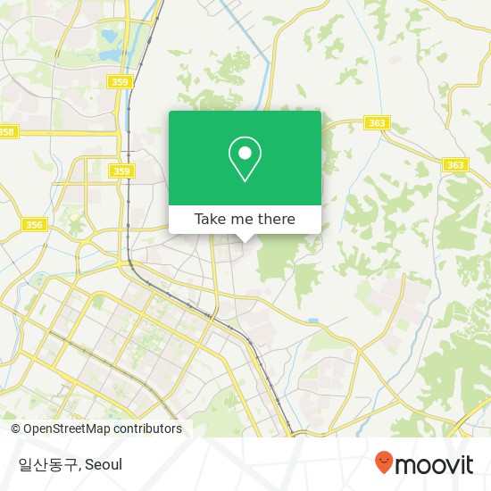 일산동구 map