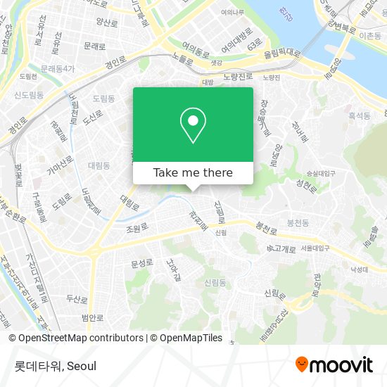 롯데타워 map