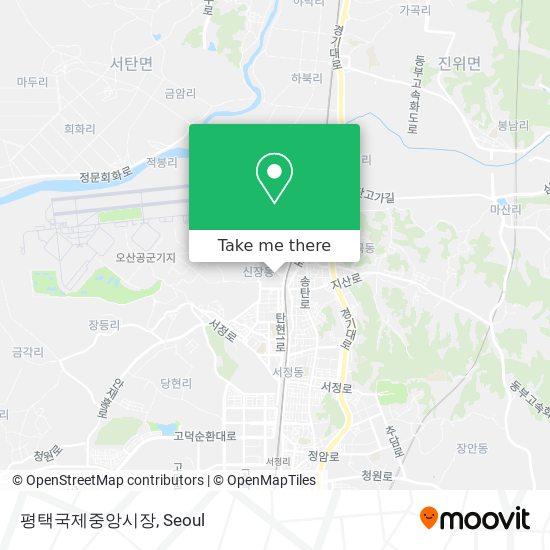 평택국제중앙시장 map