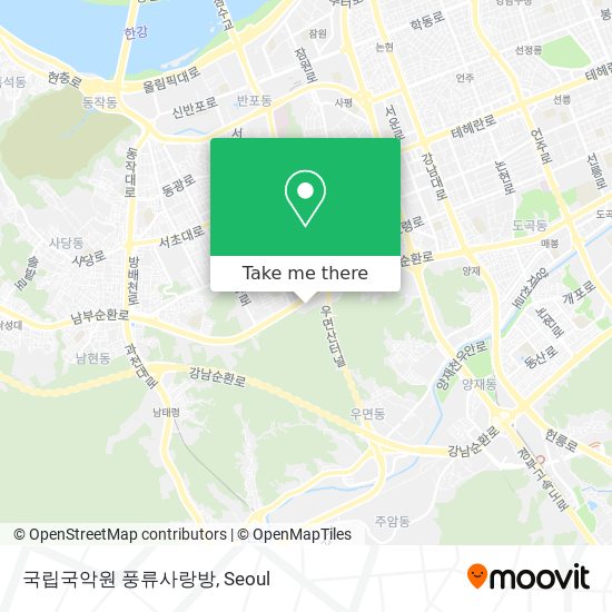 국립국악원 풍류사랑방 map