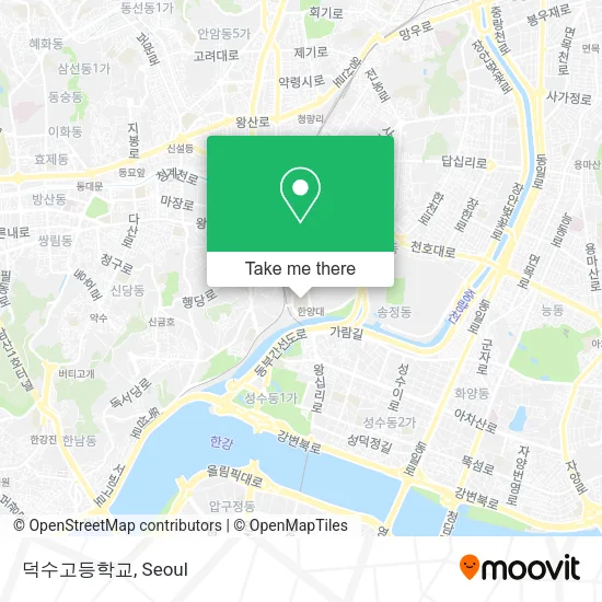 덕수고등학교 map