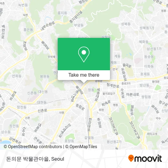 돈의문 박물관마을 map