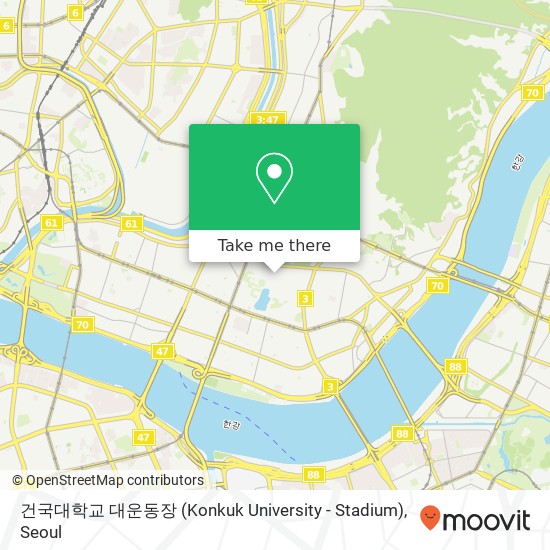 건국대학교 대운동장 (Konkuk University - Stadium) map