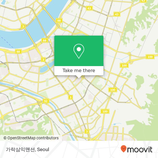 가락삼익맨션 map