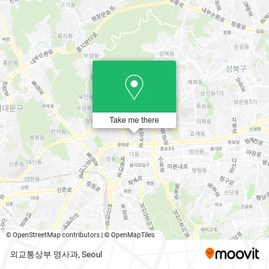 외교통상부 영사과 map