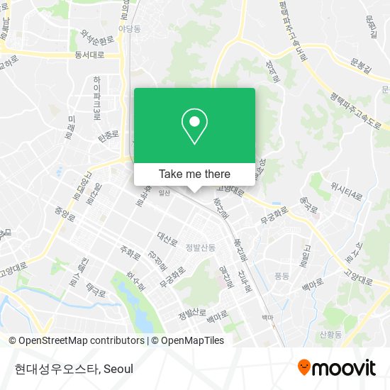 현대성우오스타 map