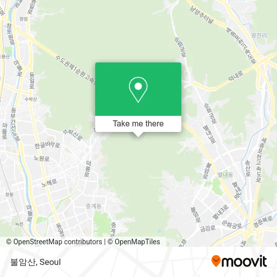 불암산 map