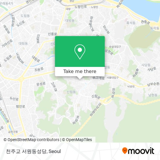 천주교 서원동성당 map