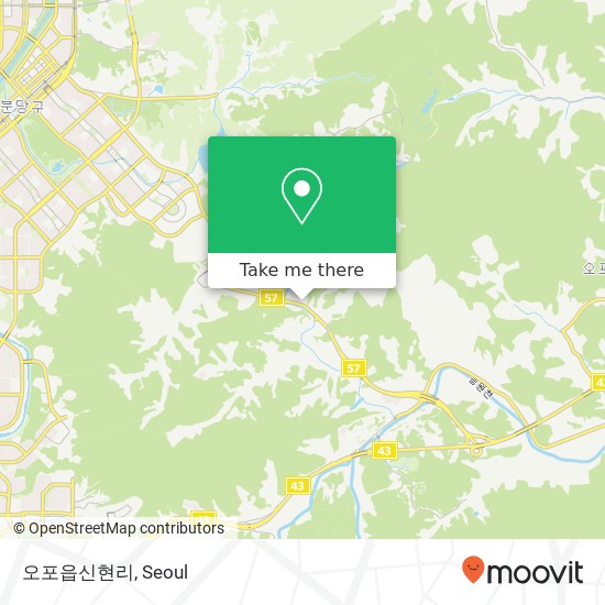 오포읍신현리 map