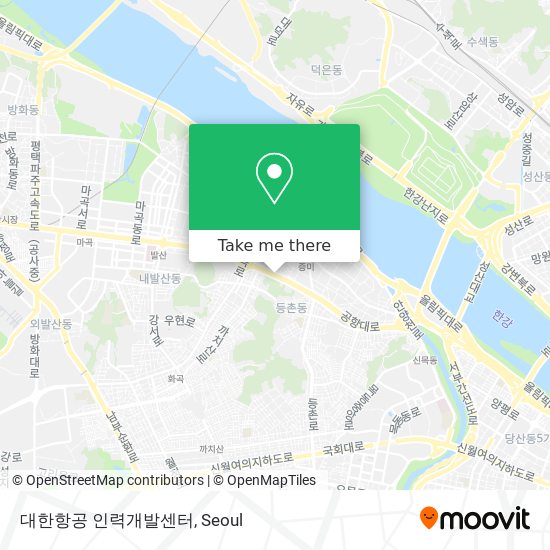 대한항공 인력개발센터 map