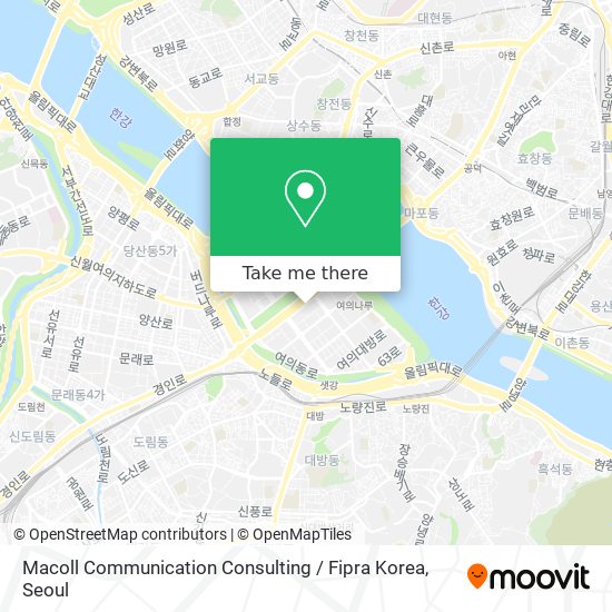Macoll Communication Consulting / Fipra Korea map