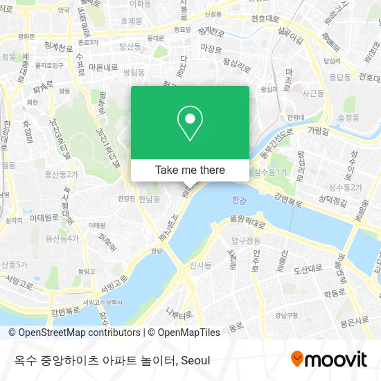 옥수 중앙하이츠 아파트 놀이터 map