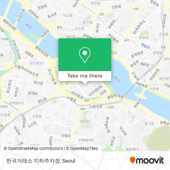 한국거래소 지하주차장 map