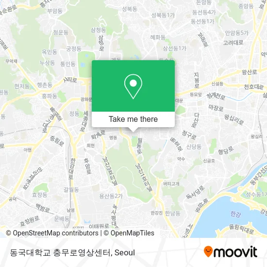 동국대학교 충무로영상센터 map