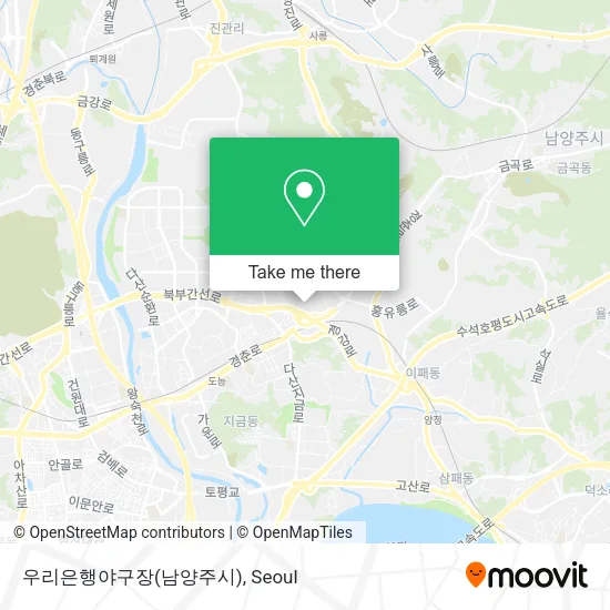 우리은행야구장(남양주시) map