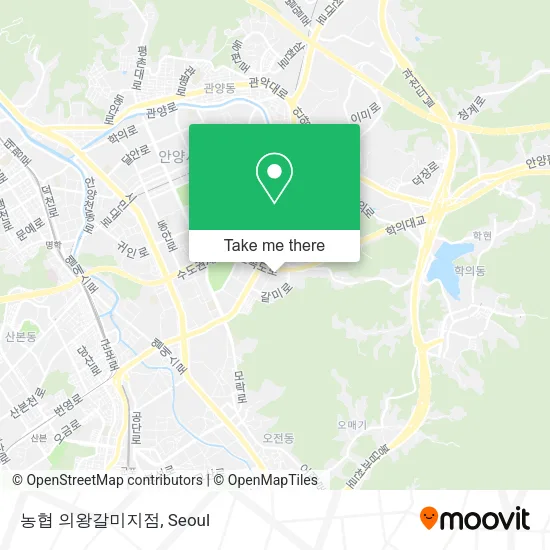 농협 의왕갈미지점 map