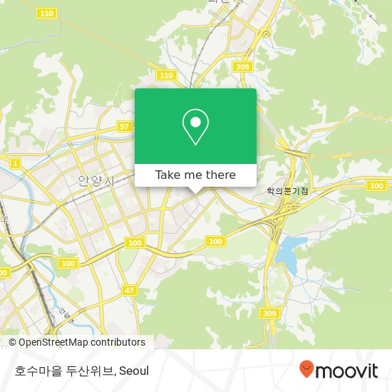 호수마을 두산위브 map